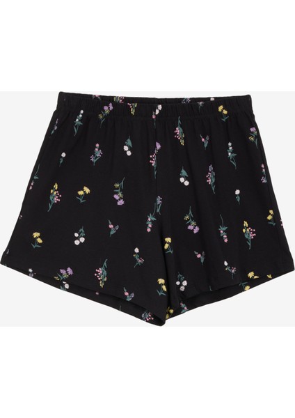 Siyah Kadın Pijama Şort 403SIX-1112-045