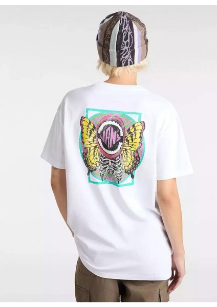 VN000NXCWHT1-ETHEREAL Os Ss Beyaz Yuvarlak Yaka Normal Düz Kadın T-Shirt fırsatları