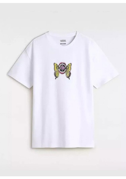 VN000NXCWHT1-ETHEREAL Os Ss Beyaz Yuvarlak Yaka Normal Düz Kadın T-Shirt indirimleri