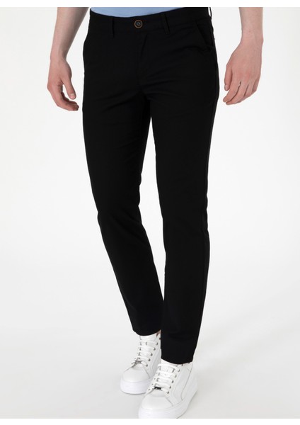 Normal Bel Normal Paça Siyah Erkek Chino Pantolon Kenly fiyatları