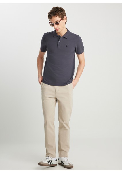 Antrasit Erkek Polo T-Shirt MW7D5K4XX2T003 Erkek Regular Polo