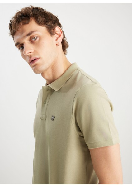 Yeşil Erkek Polo T-Shirt MW7D5K4XX2T37Y