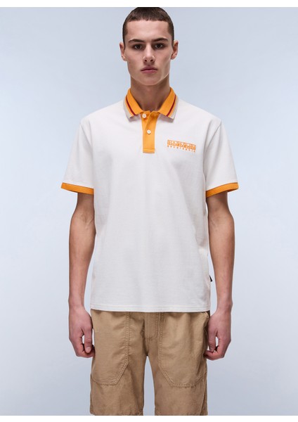 NP0A4ILYN1A1-E-MURLO Ss Beyaz Relaxed Erkek T-Shirt fiyatları