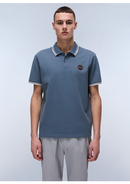 NP0A4ID5G1Y1-E-MACAS Ss 1 Gri Relaxed Erkek T-Shirt