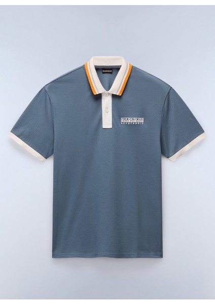 NP0A4ID5G1Y1-E-MACAS Ss 1 Gri Relaxed Erkek T-Shirt