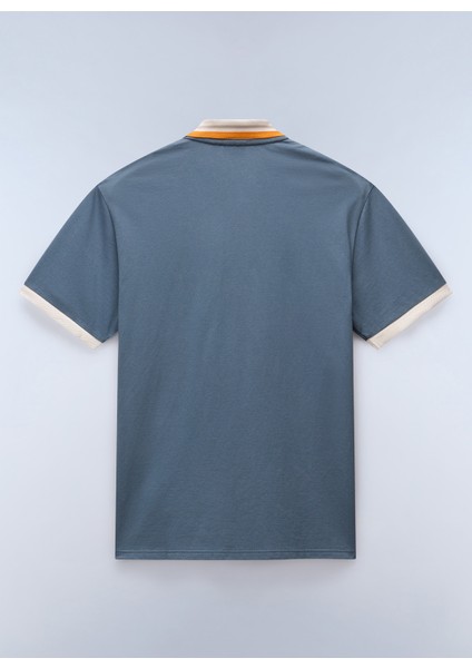 NP0A4ID5G1Y1-E-MACAS Ss 1 Gri Relaxed Erkek T-Shirt