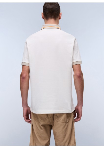 NP0A4ID4N1A1-E-ZERI Ss Beyaz Relaxed Erkek T-Shirt modelleri