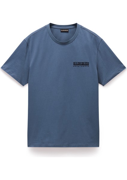 NP0A4ILXG1Y1-S-VIGNONI Back Ss Gri Relaxed Erkek T-Shirt indirimleri