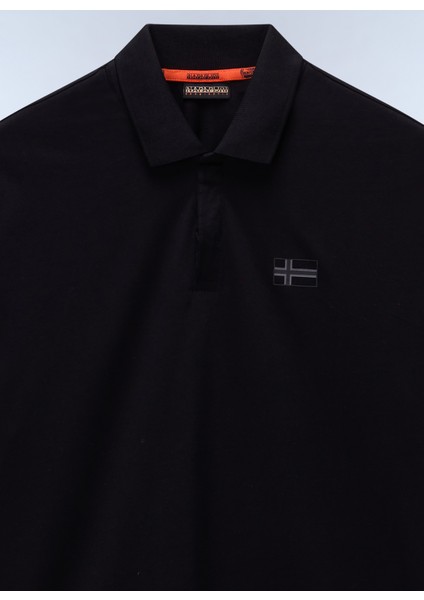 NP0A4IDC9411-E-SORANO Ss Siyah Relaxed Erkek T-Shirt