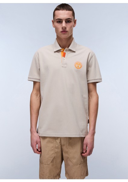 NP0A4ID3N1P1-E-CLANIS Ss Gri Relaxed Erkek T-Shirt