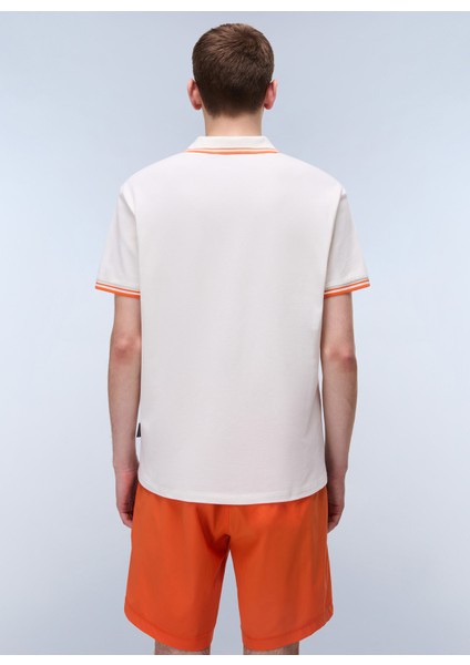 NP0A4ID5N1A1-E-MACAS Ss 1 Beyaz Relaxed Erkek T-Shirt