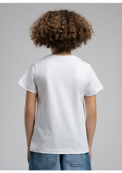 Baskılı Açık Beyaz Erkek Çocuk T-Shirt 252 Lcb 242001 fırsatları