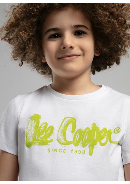 Baskılı Açık Beyaz Erkek Çocuk T-Shirt 252 Lcb 242002 modelleri