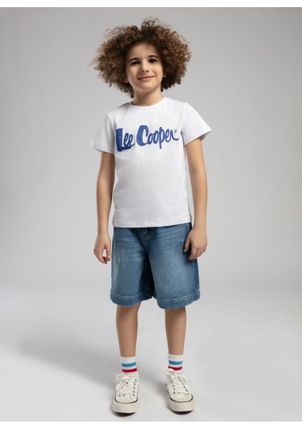 Baskılı Beyaz Erkek Çocuk T-Shirt 252 Lcb 242001