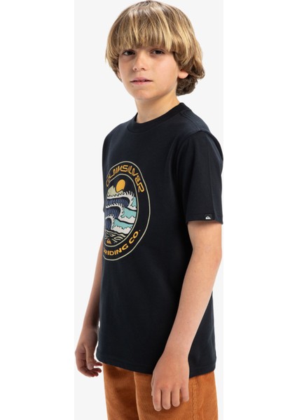 Düz Siyah Erkek Çocuk T-Shirt EQBZT04836-EVO Three Seas Ss Yth fiyatları