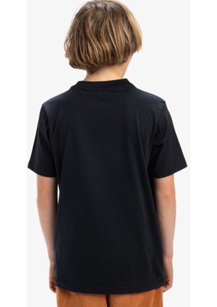 Düz Siyah Erkek Çocuk T-Shirt EQBZT04836-EVO Three Seas Ss Yth fırsatları