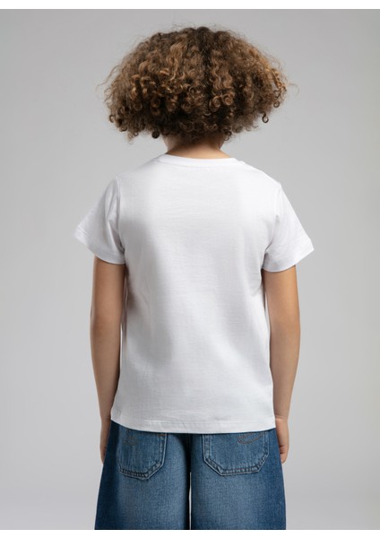 Baskılı Beyaz Erkek Çocuk T-Shirt 252 Lcb 242001 modelleri