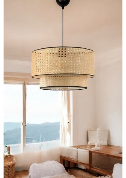 Avize,modern,sarkıt,hasır,luna Model