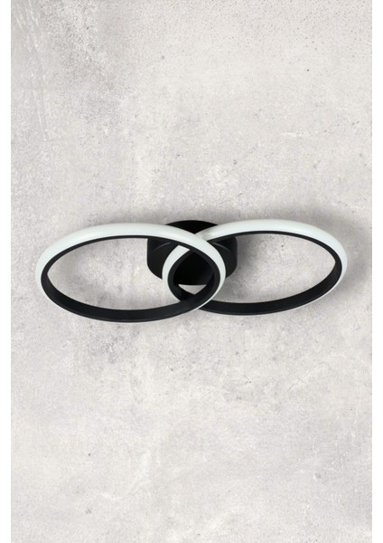 Modern Siyah ve Beyaz LED Avize, Şık ve Parlak Salon, Mutfak ve Hol Dekoru modelleri