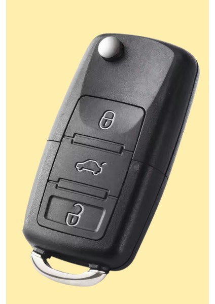 Volkswagen Golf 5 Jetta A5 Caddy 2004-2010 Uyumlu Anahtar Kabı Kumanda Kabı Oto Anahtarlık Logolu fiyatları