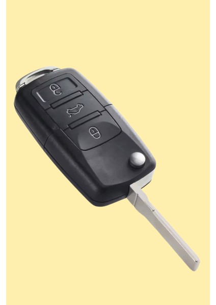 Volkswagen Golf 5 Jetta A5 Caddy 2004-2010 Uyumlu Anahtar Kabı Kumanda Kabı Oto Anahtarlık Logolu fırsatları