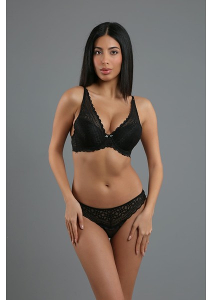 Dantelli Destekli Sütyen Külot Takım 4160