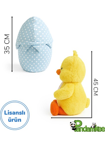 Sürpriz Peluş Desenli Yumurta Içinde Civcivino Sevimli Peluş Oyuncak Hediyesi