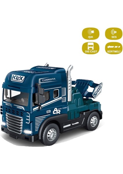 KLX600-345 Sürtmeli Işıklı Müzikli 1:24 Çekici (Tır Kafası) modelleri