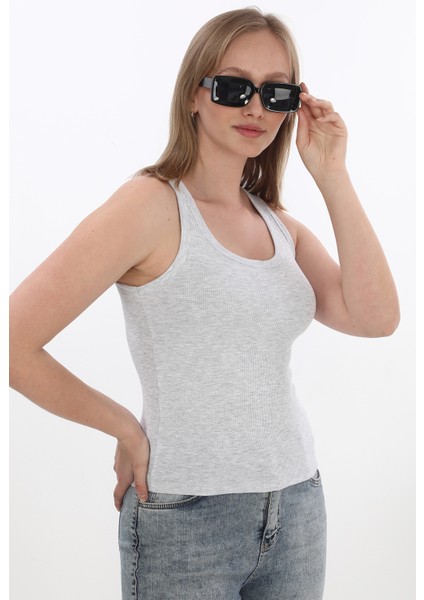 Kadın Fitilli Likralı Pamuklu Askılı Atlet fiyatları