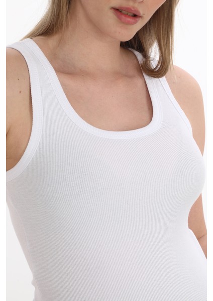 Kadın Fitilli Likralı Pamuklu Askılı Atlet fırsatları