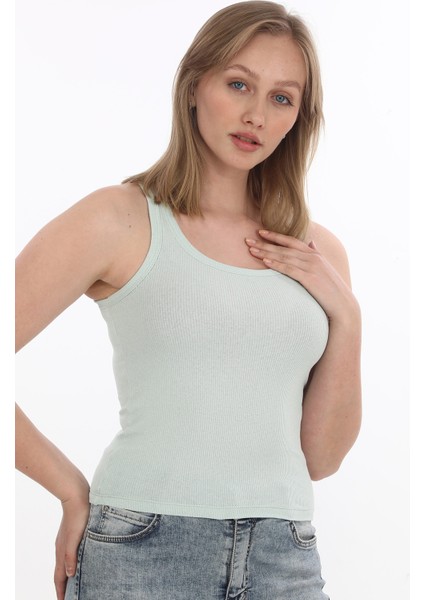 Kadın Fitilli Likralı Pamuklu Askılı Atlet fiyatları