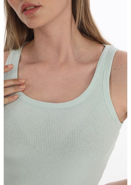 Kadın Fitilli Likralı Pamuklu Askılı Atlet fırsatları