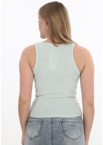 Kadın Fitilli Likralı Pamuklu Askılı Atlet indirimleri