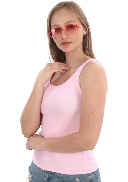 Kadın Fitilli Likralı Pamuklu Askılı Atlet fiyatları