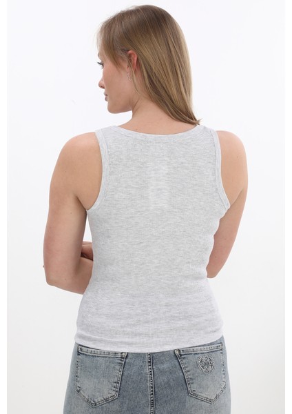 Kadın Fitilli Likralı Pamuklu Askılı Atlet indirimleri