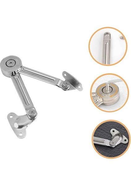 🔧 Yavaş Kapanan Dolap Kapak Makası – Alüminyum Çerçeveli Kapaklar Için (37 Mm) indirimleri