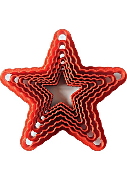 Volovan Set 6 Parça - Yıldız Tırtıklı