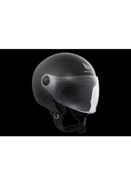 Kask mt Helmets Street S A6 Mat Siyah Çenesiz modelleri