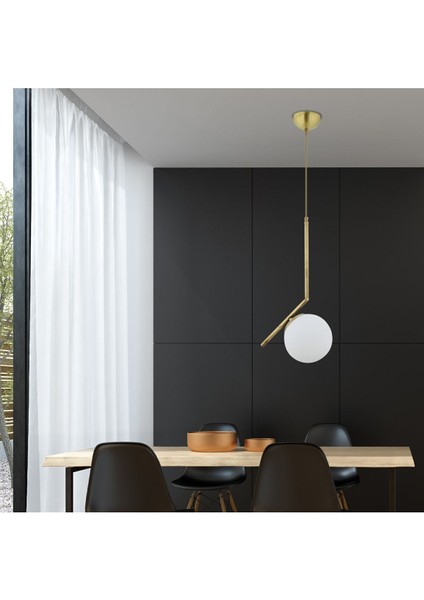 Modern şık tekli sarkıt, mutfak ve salon dekoru için ideal aydınlatma