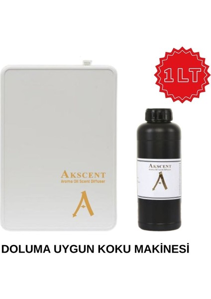 Smart Doluma Uygun Koku Makinesi ve 1 lt Crystaltb Koku Esansı Set