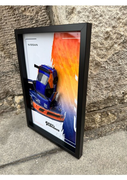 Fast And Furious Nissan Silvia S15 Spec-S 20X30 cm Çerçeveli Metal Levha Baskı fiyatları