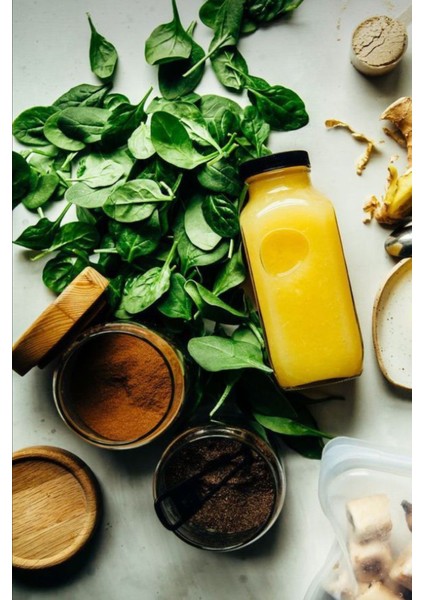 10 Adet 300 ml Smoothie Detoks Şişesi Şeffaf Plastik Sızdırmaz Kapak Köşeli Meyve Suyu Şişesi