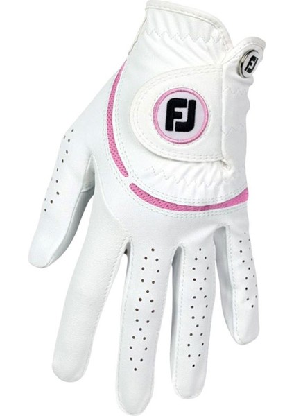 66212 Kadın Golf Eldiveni Beyaz/pembe Sol M Medium