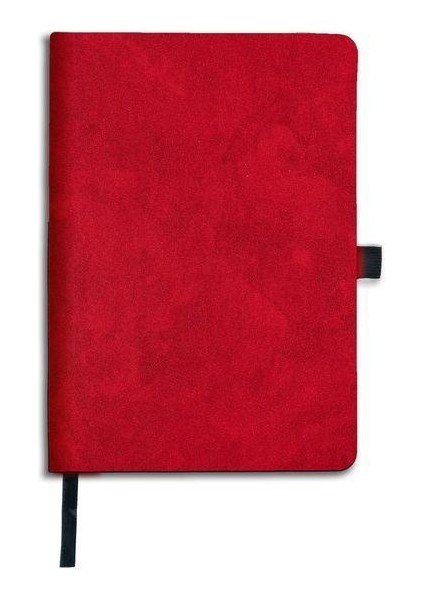 Çizgili Sert Kapak Citli Pronote Defter 14 x 20 cm - Kırmızı