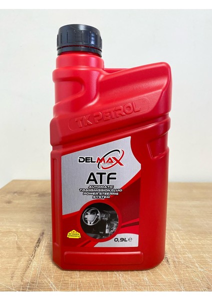 Tk Petrol Delmax Atf Kırmızı Renk Direksiyon Yağı 0.9 Litre (900ML)