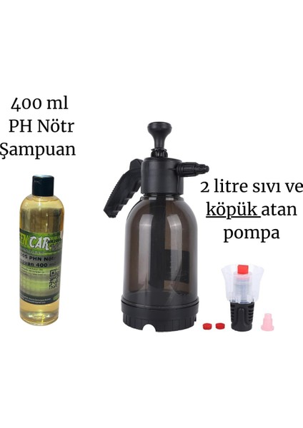 Köpük Yapıcı Kimyasal Dayanımlı Basınçlı Pompa 2 Litre
