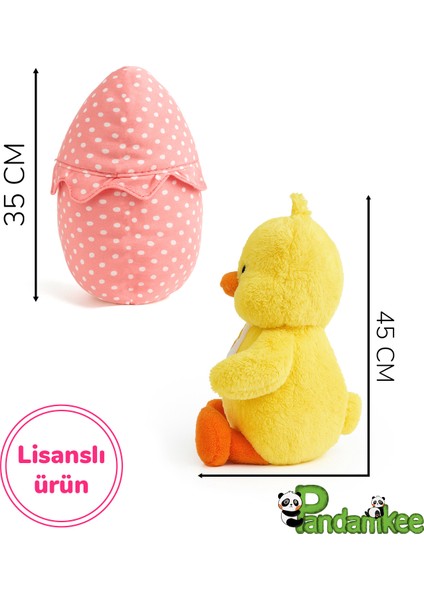 Ayıcı Oyuncak Sürpriz Peluş Desenli Yumurta Içinde Civcivino Sevimli Peluş Oyuncak Hediyesi