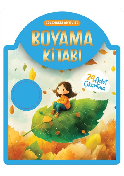 Çıkartmalı Boyama Kitabı - Mavi