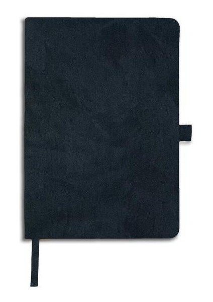 Çizgili Sert Kapak Citli Pronote Defter 14 x 20 cm - Siyah