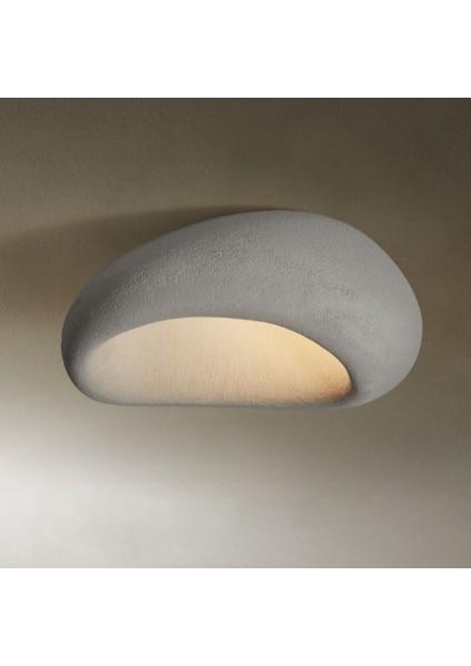 Modern Beton Sarkıt Avize, Oturma ve Salon İçin Şık Tasarım, 30x60 Boyut